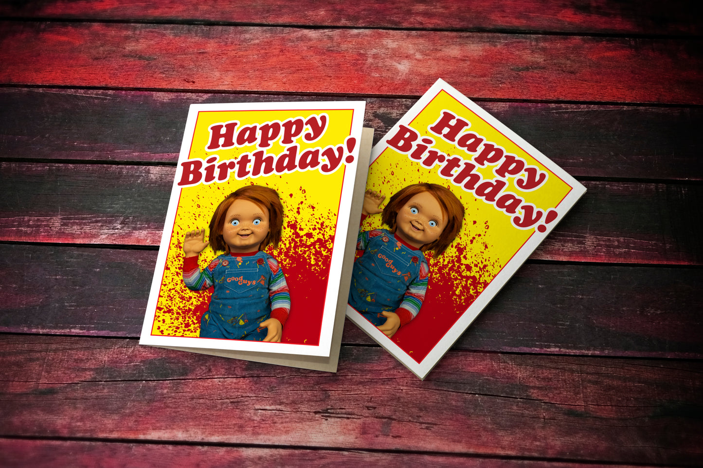 Chucky Birthday Card