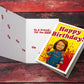 Chucky Birthday Card