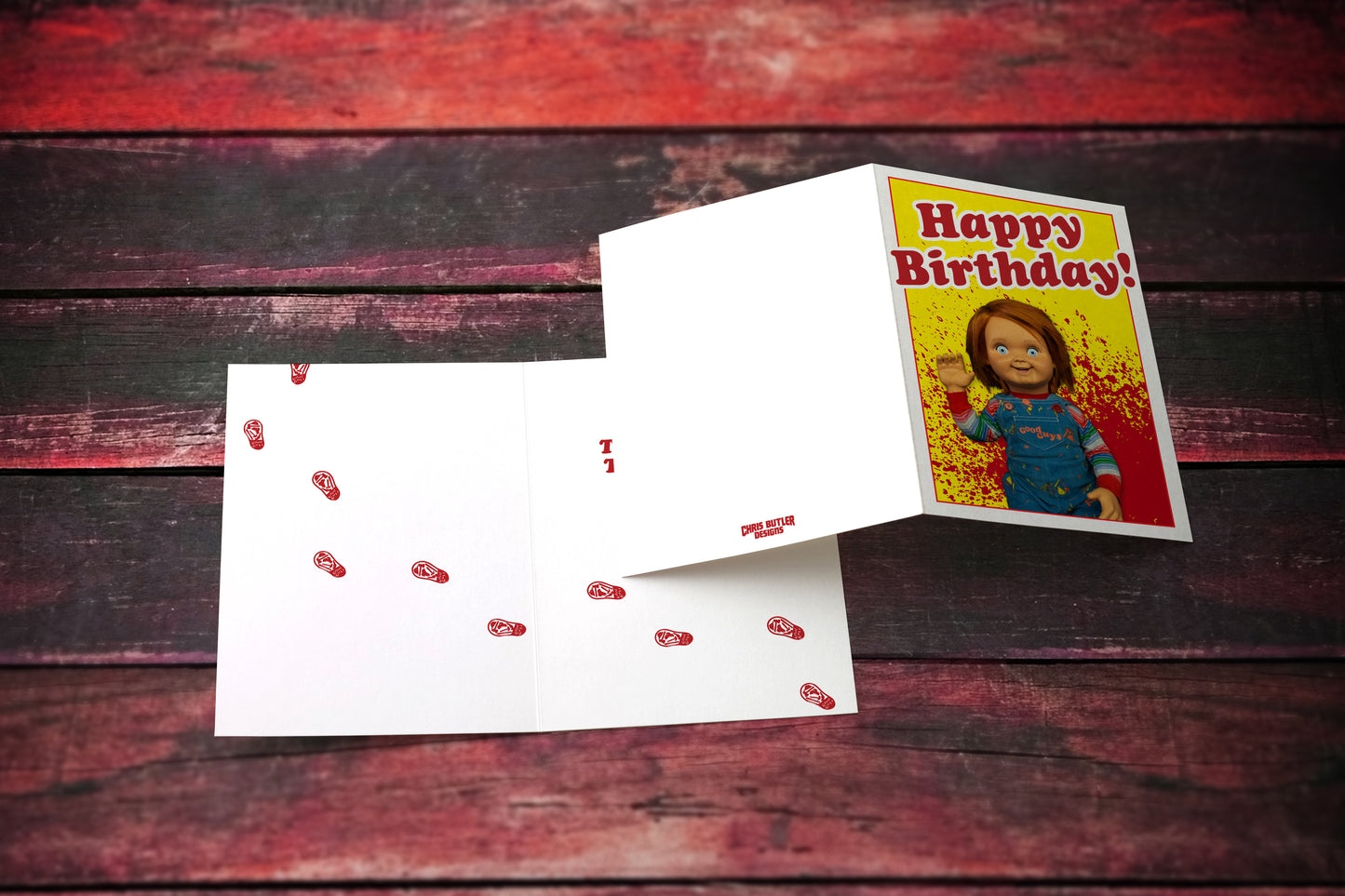 Chucky Birthday Card