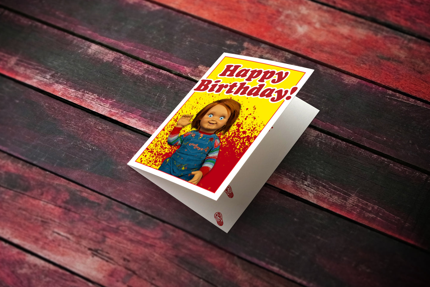 Chucky Birthday Card