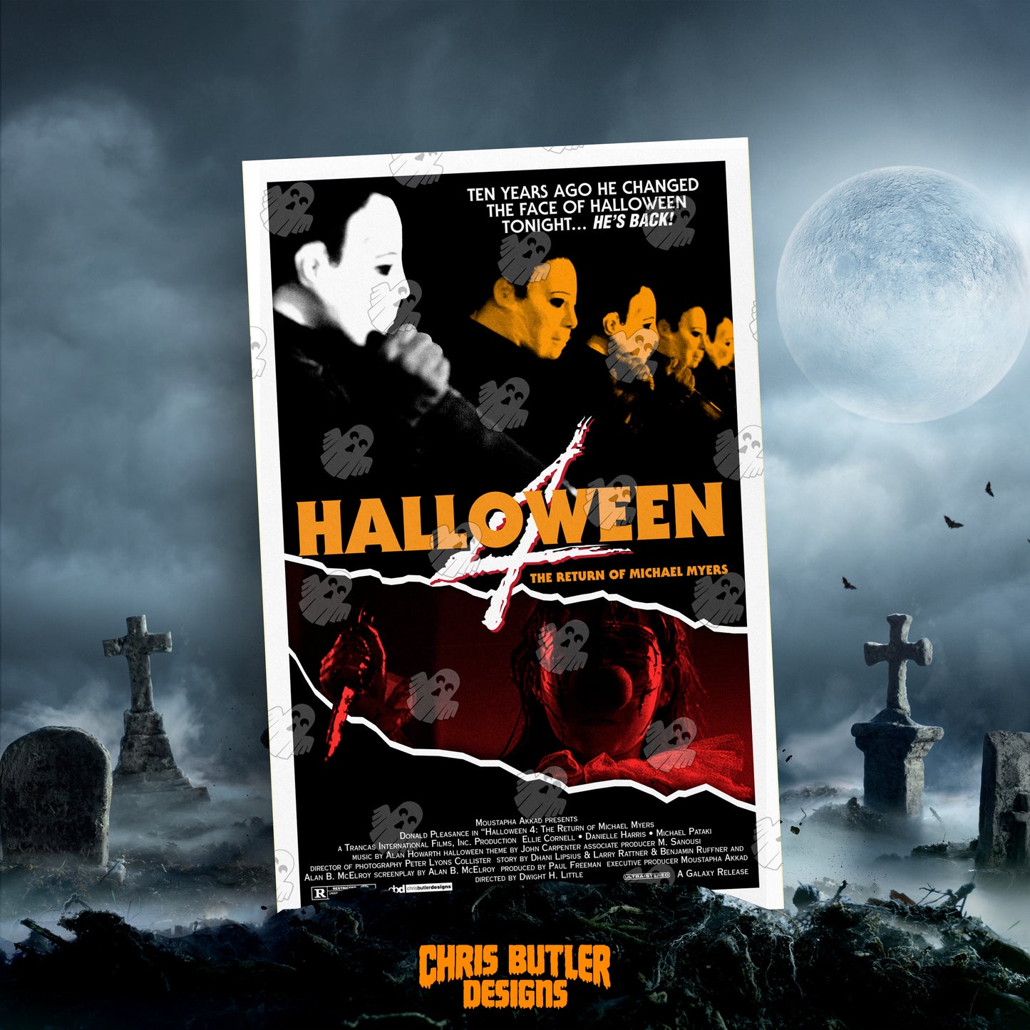 Halloween 4: The Return Of Michael Myers 11x17 Alternative Movie Poster