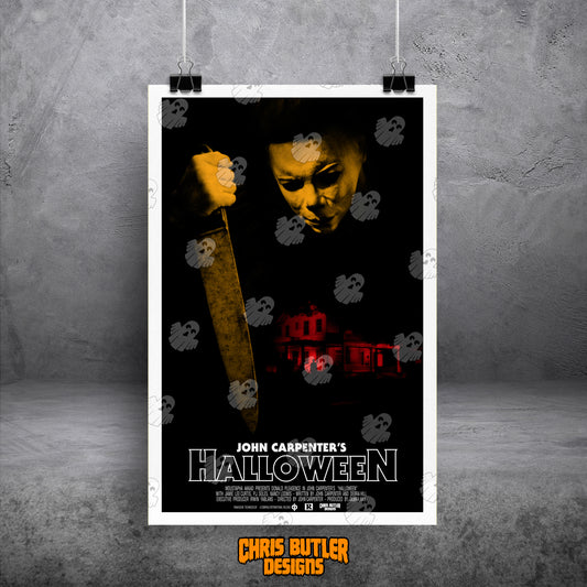Halloween 78 (Design 1) 11x17 Alternative Movie Poster