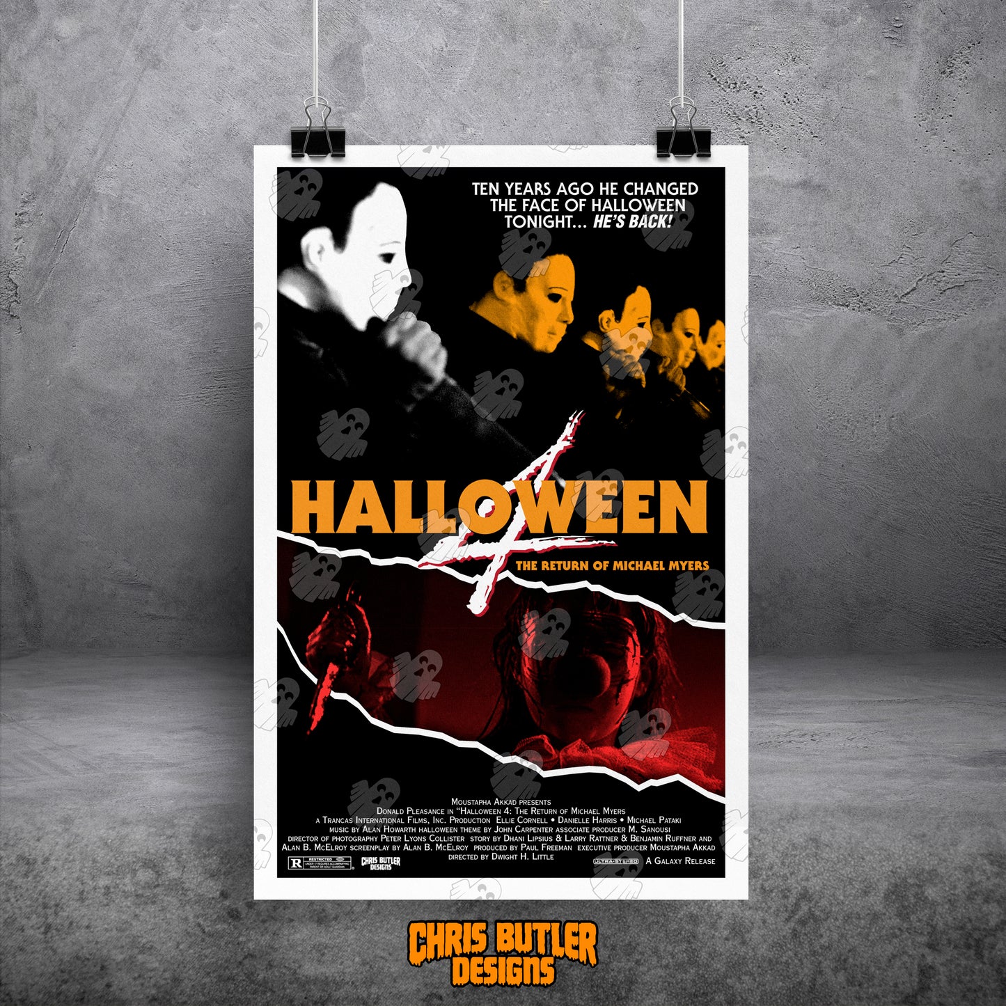 Halloween 4: The Return Of Michael Myers 11x17 Alternative Movie Poster