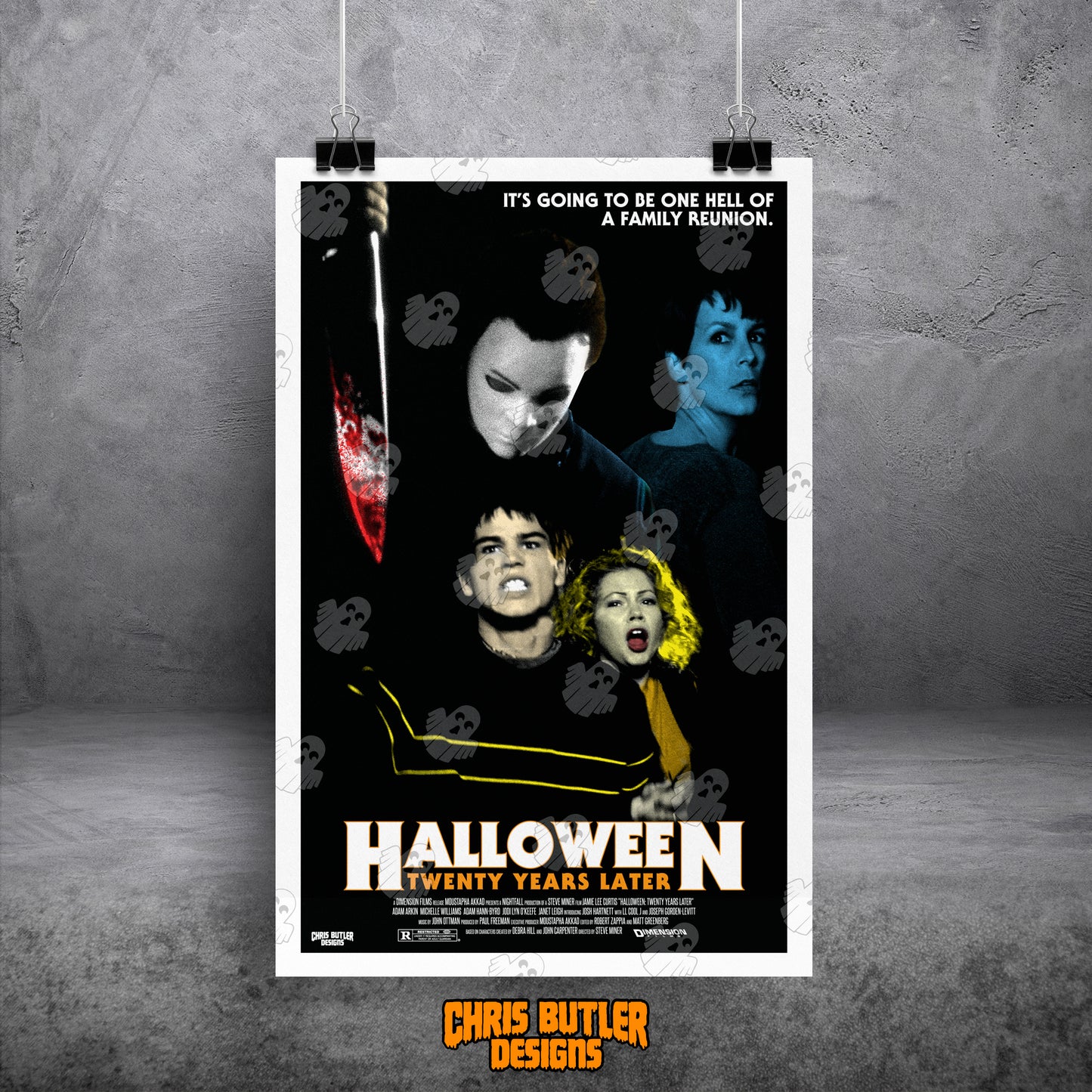 Halloween H20 11x17 Alternative Movie Poster