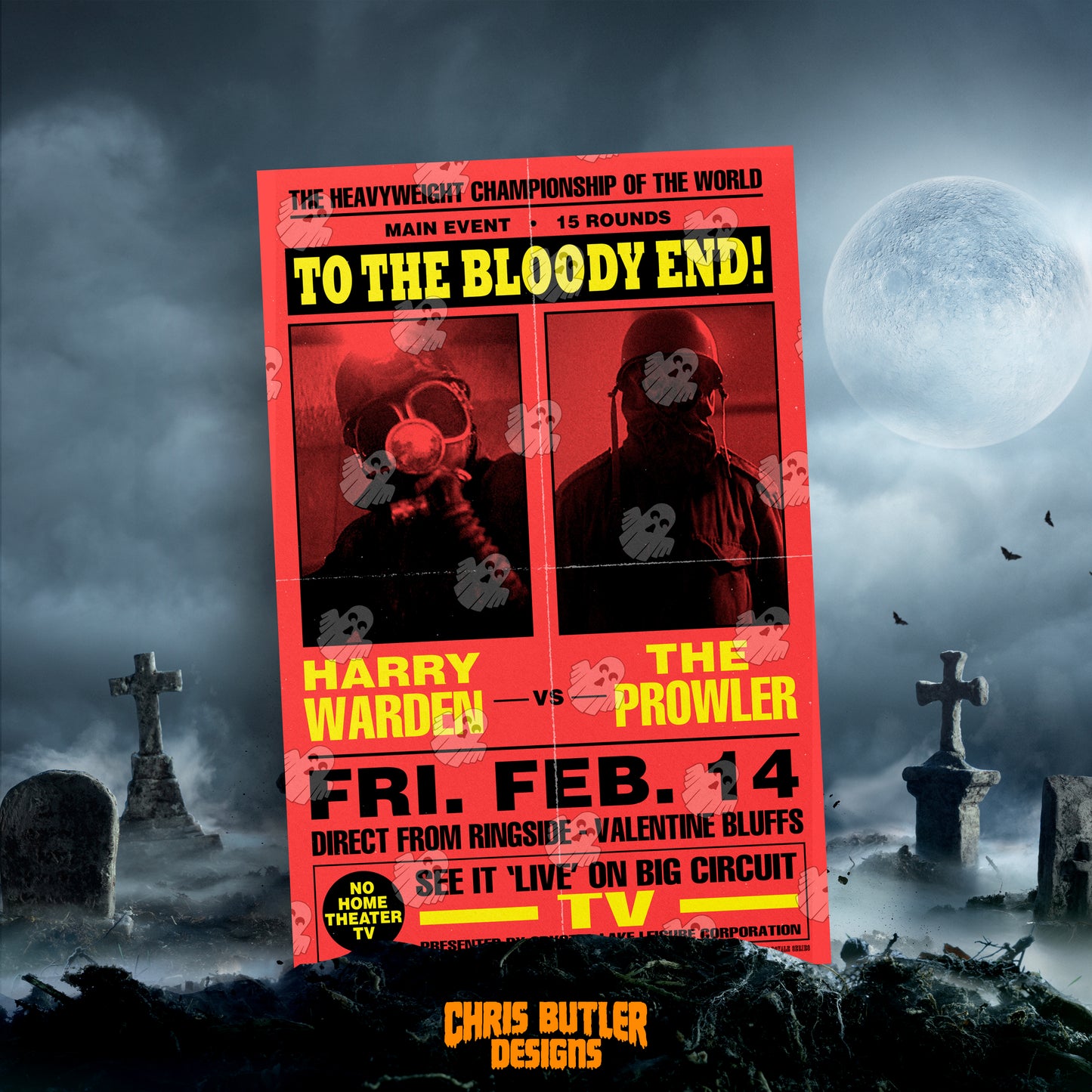 Harry Warden vs. The Prowler (Battle Royale Series) 11x17 Alternative Movie Poster