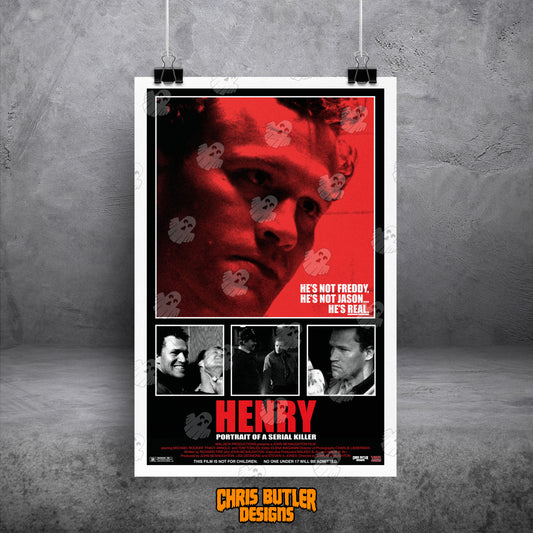 Henry: Portrait Of A Serial Killer (VHS Series 2) 11x17 Alternative Movie Poster