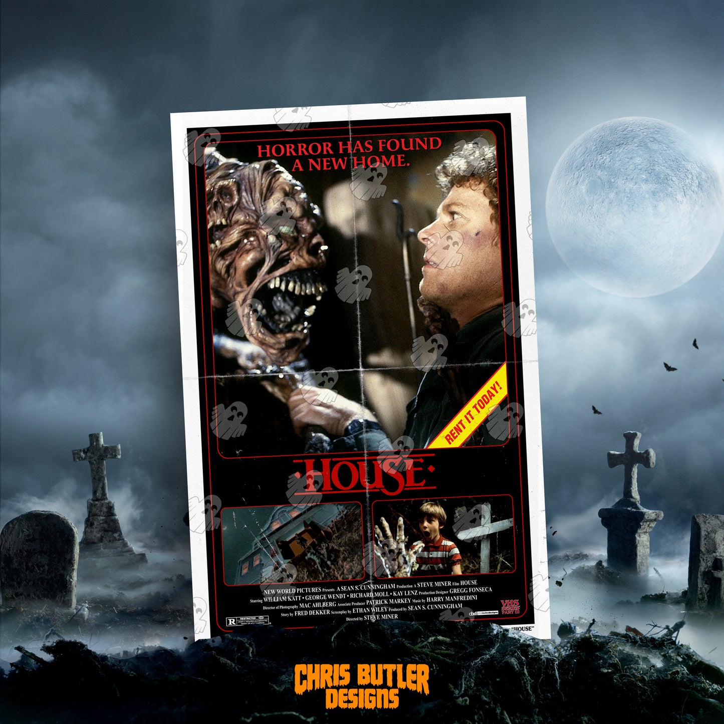 House (VHS Series 3) 11x17 Alternative Movie Poster