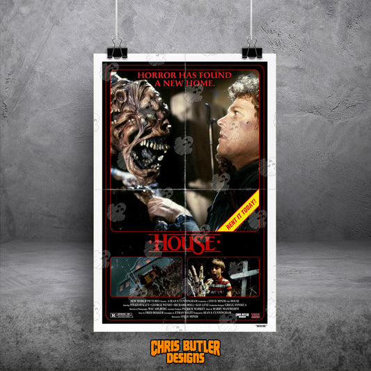 House (VHS Series 3) 11x17 Alternative Movie Poster