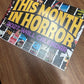 This Month In Horror 2027 Wall Calendar