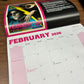 This Month In Horror 2026 Wall Calendar