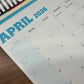 This Month In Horror 2026 Wall Calendar