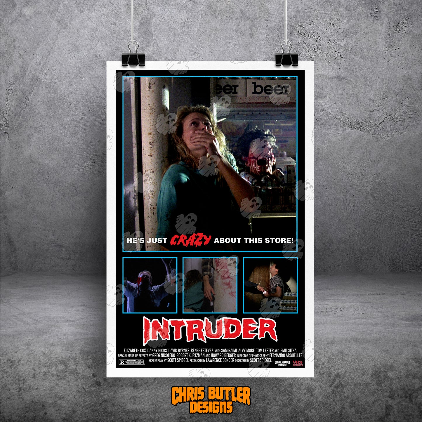 Intruder (VHS Series) 11x17 Alternative Movie Poster