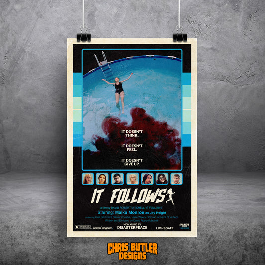 It Follows (VHS Series) 11x17 Alternative Movie Print