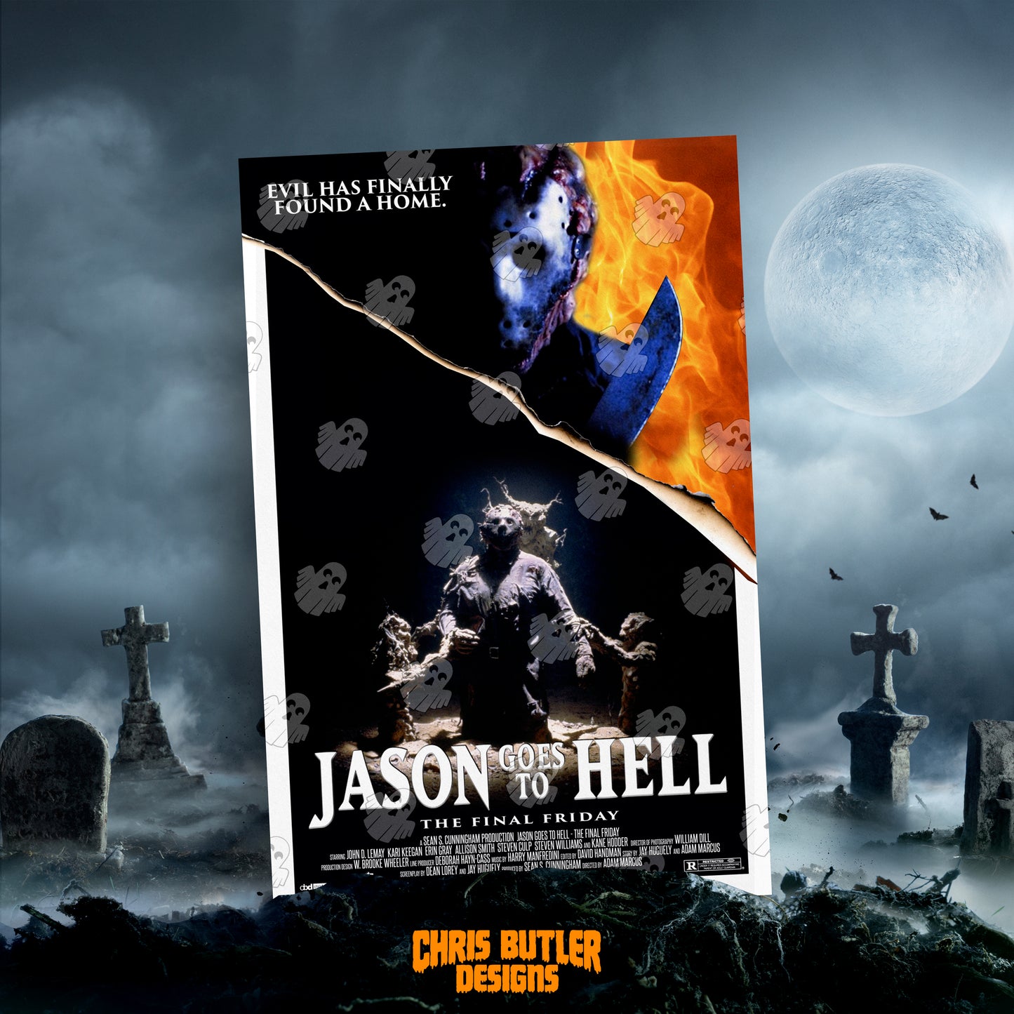 Jason Goes To Hell: The Final Friday 11x17 Alternative Movie Poster