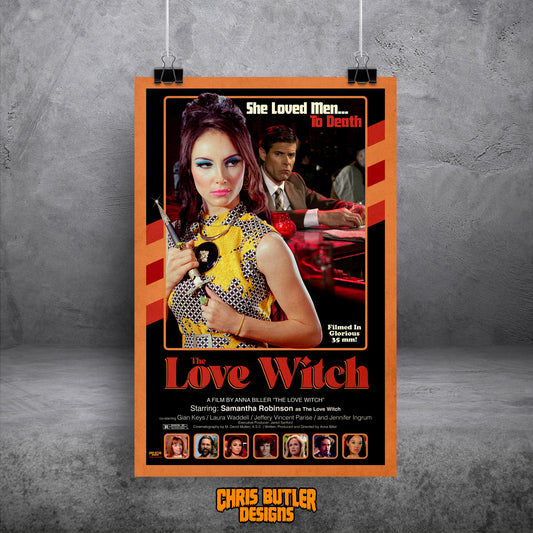The Love Witch (VHS Series) 11x17 Alternative Movie Print