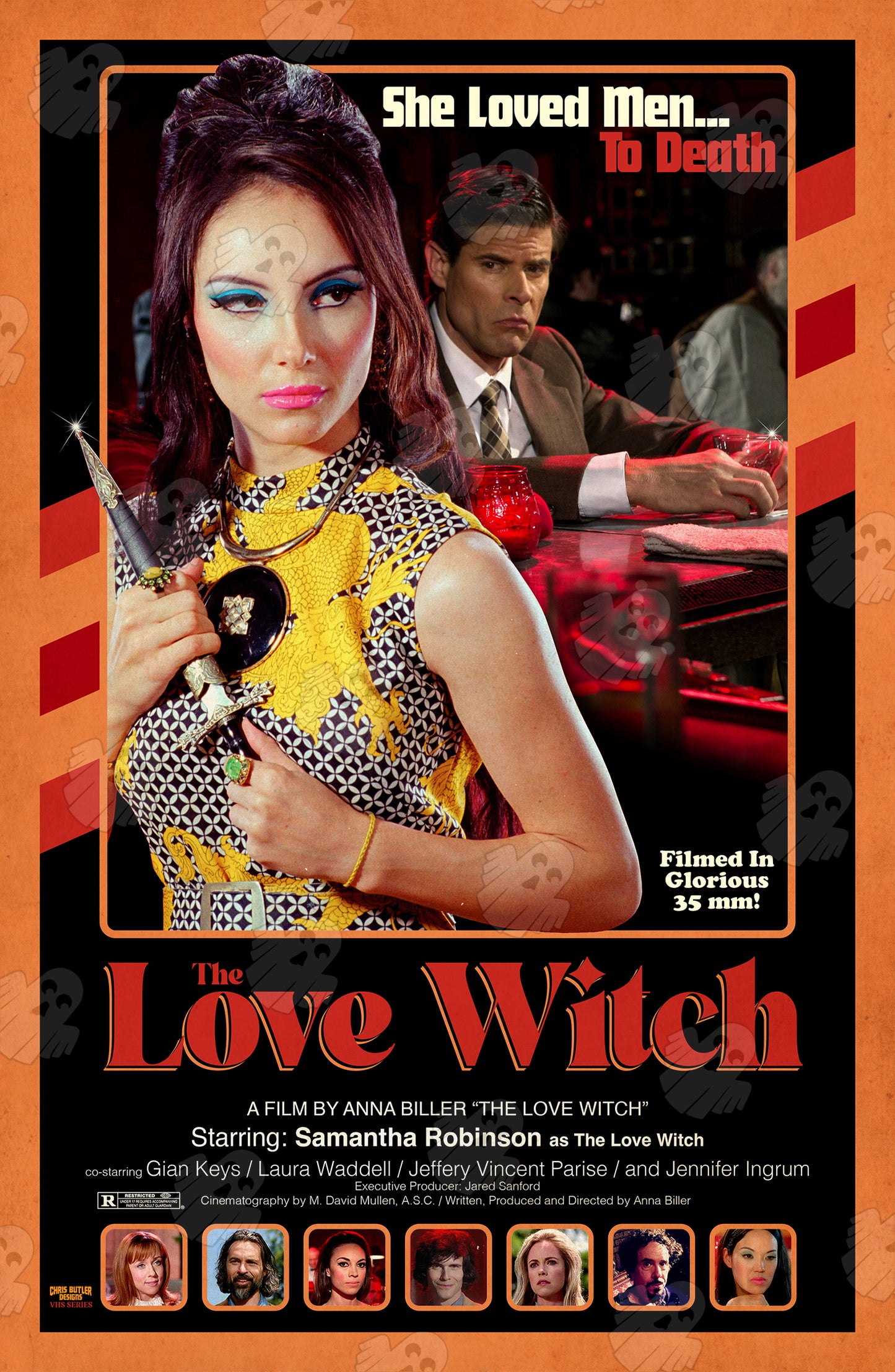 The Love Witch (VHS Series) 11x17 Alternative Movie Print
