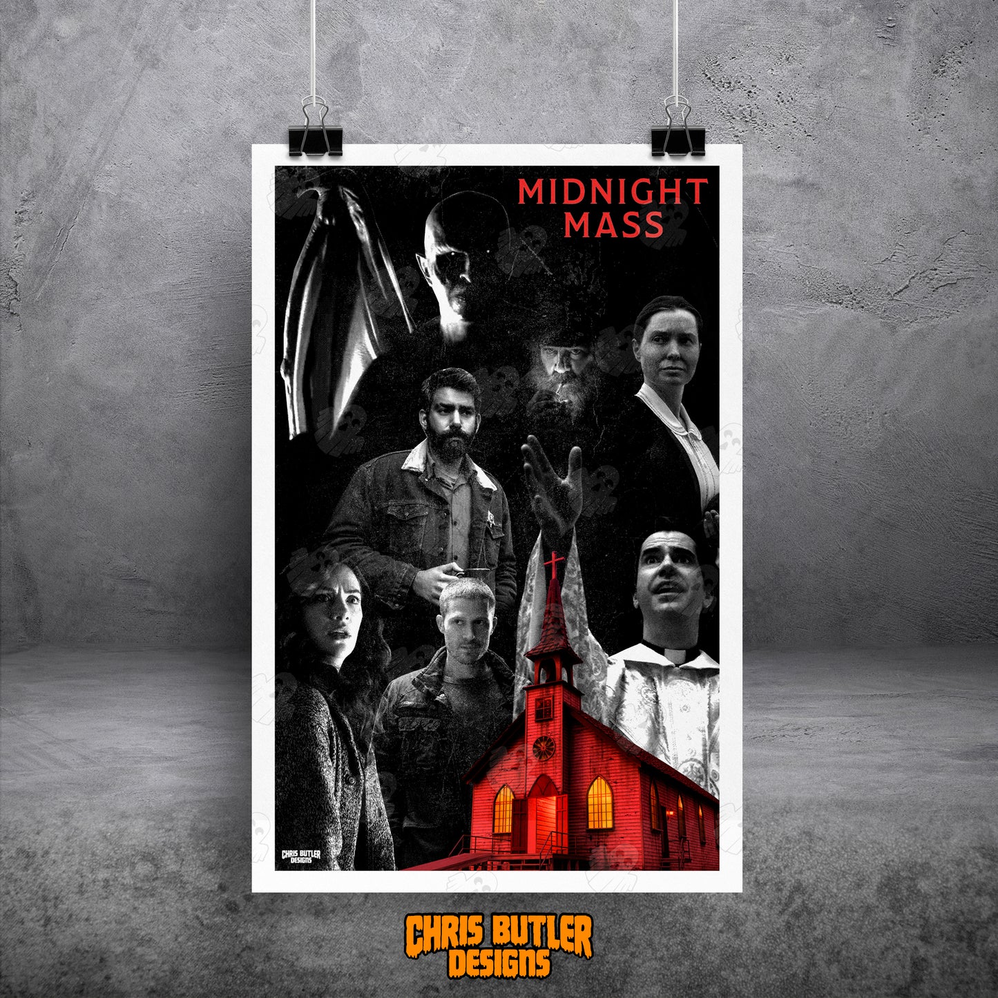 Midnight Mass (Design 1) 11x17 Alternative Movie Poster