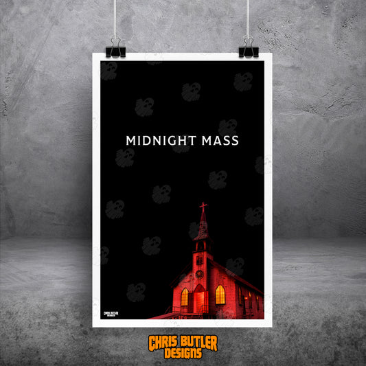 Midnight Mass (Design 2) 11x17 Alternative Movie Poster