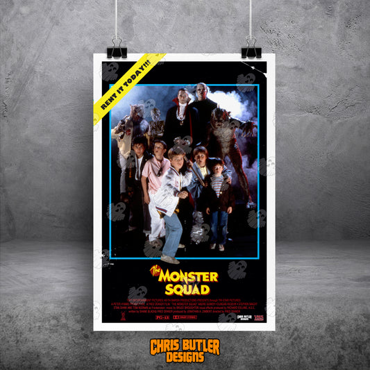 Monster Squad (VHS Series) 11x17 Alternative Movie Poster