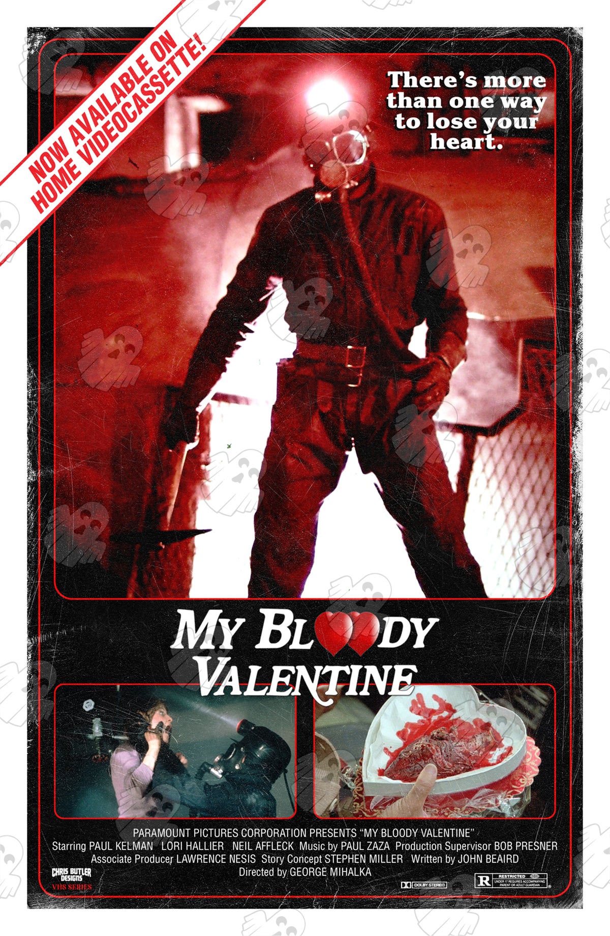 My Bloody Valentine (VHS Series) 11x17 Alternative Movie Print