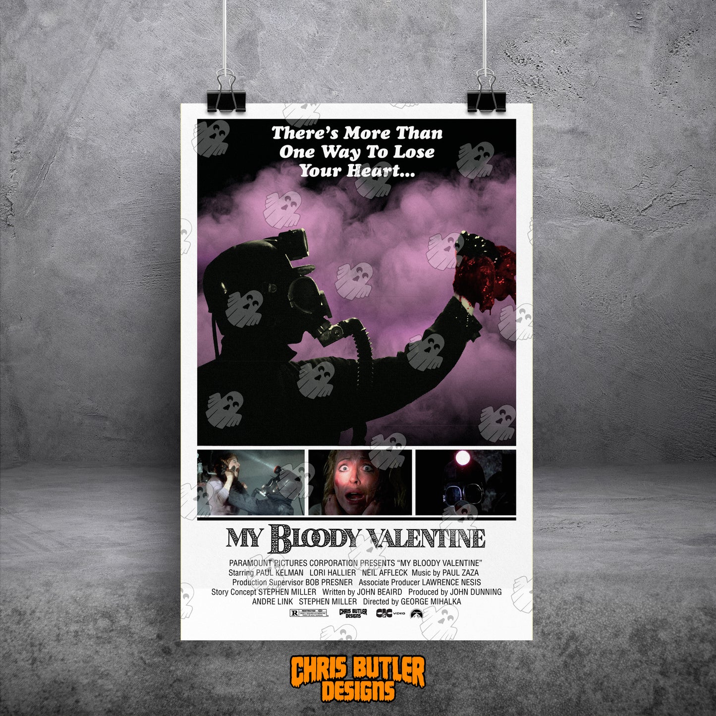 My Bloody Valentine 11x17 Alternative Movie Poster