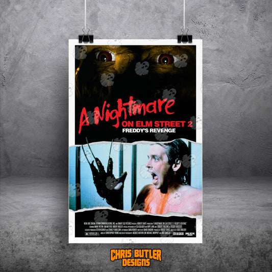 A Nightmare On Elm Street Part 2: Freddy's Revenge Alternative Movie Poster Print