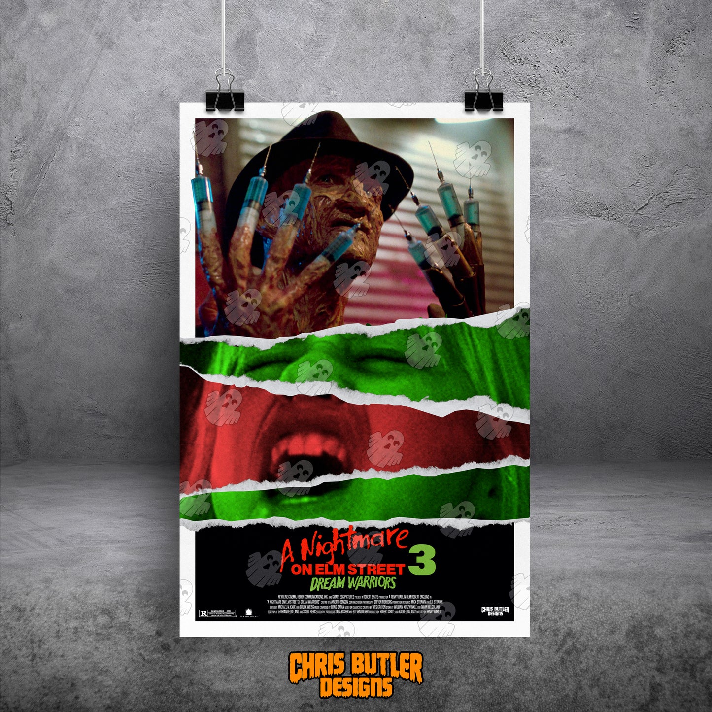 A Nightmare On Elm Street Part 3: Dream Warriors 11x17 Alternative Movie Poster