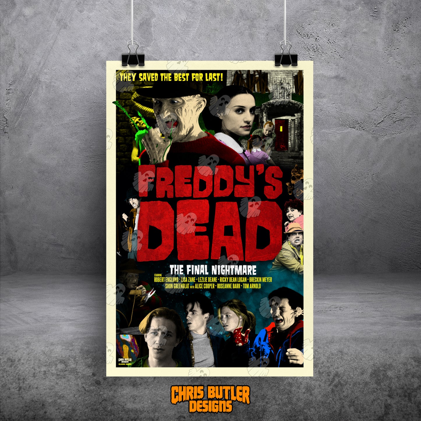 Freddy's Dead: The Final Nightmare (Classic Series 10) 11x17 Alternative Movie Poster