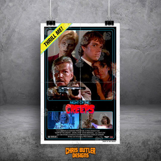 Night Of The Creeps (VHS Series 3) 11x17 Alternative Movie Poster