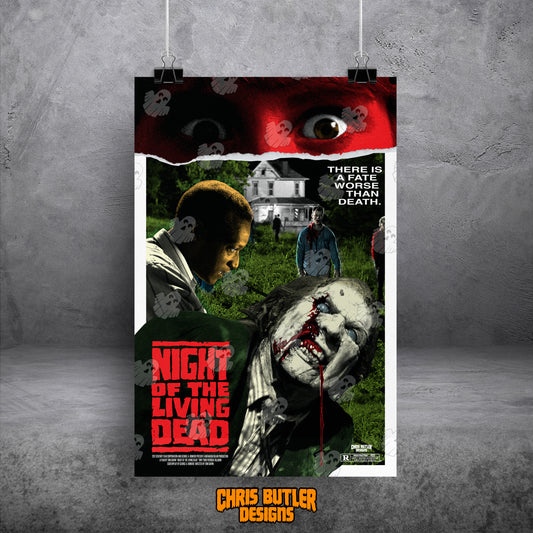 Night Of The Living Dead (1990) 11x17 Alternative Movie Poster