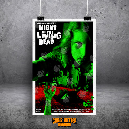 Night Of The Living Dead (Design 2) 11x17 Alternative Movie Poster