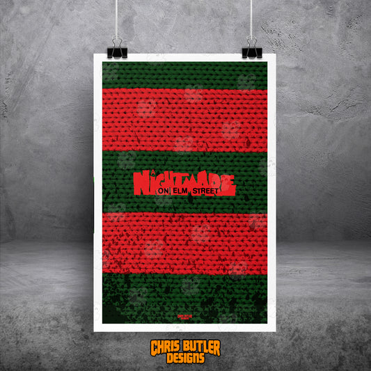 A Nightmare On Elm Street (Sweater Design) 11x17 Alternative Movie Poster