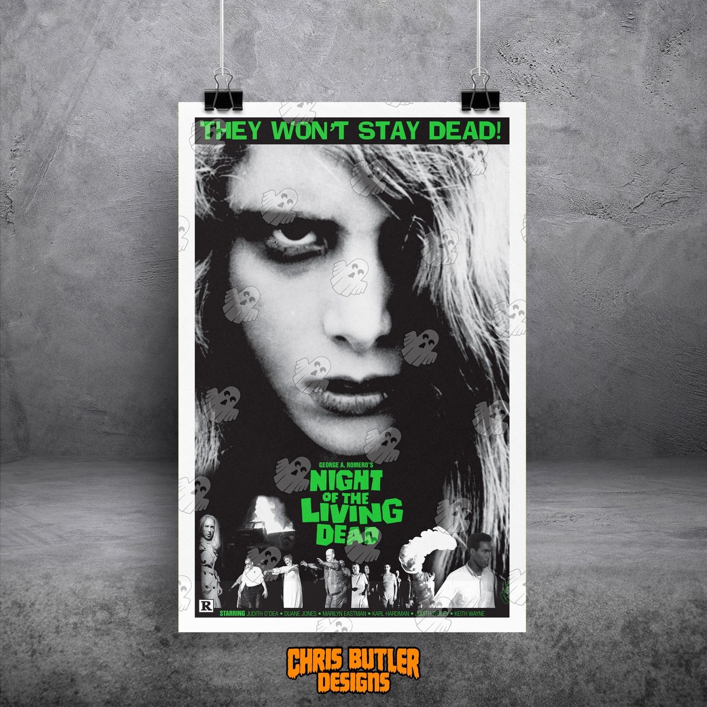 Night Of The Living Dead (Design 1) 11x17 Alternative Movie Poster
