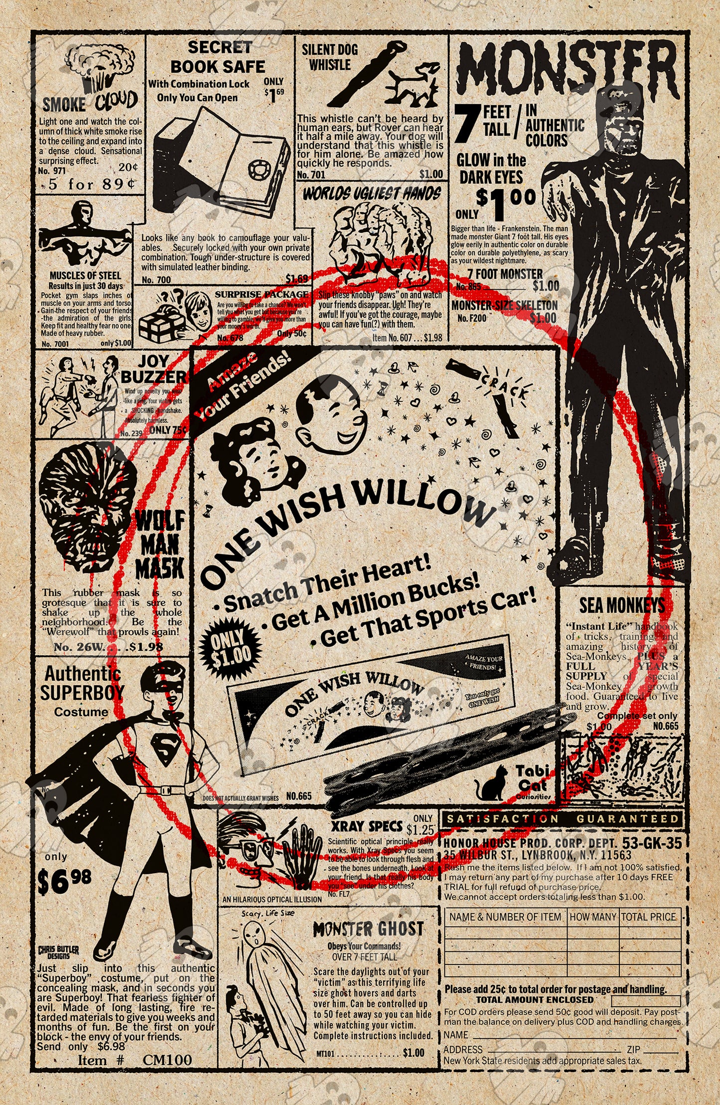 Obsession (One Wish Willow Ad) 11x17 Alternative Movie Print
