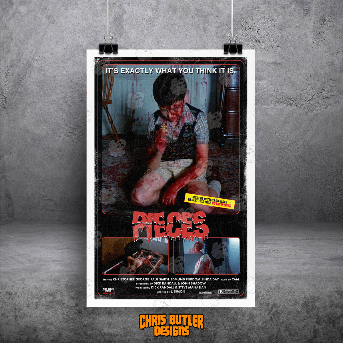 Pieces (VHS Series) 11x17 Alternative Movie Print