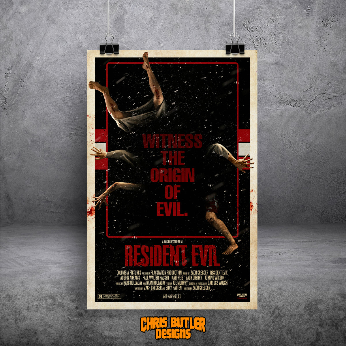 Resident Evil (2026) VHS Series 11x17 Alternative Movie Print