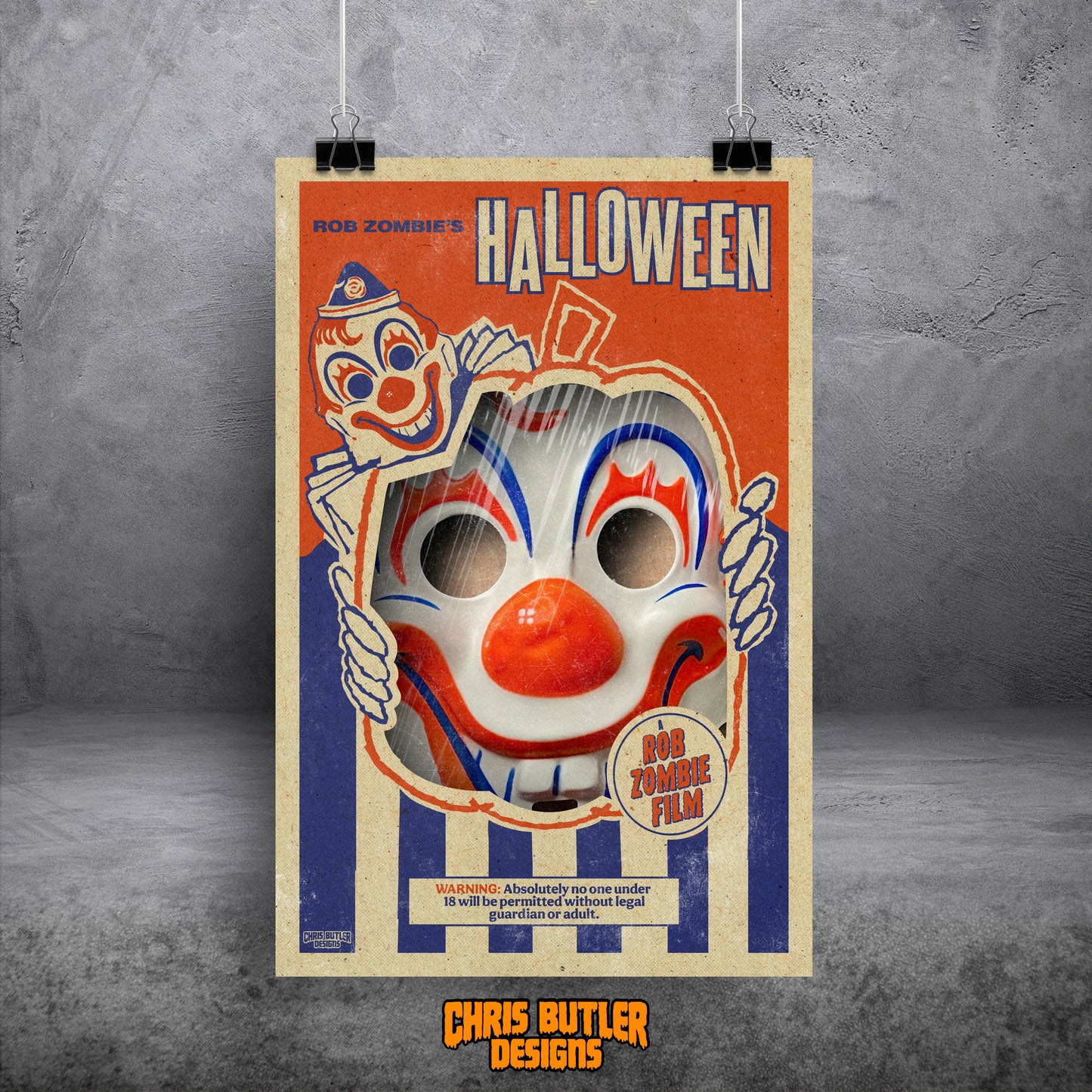 Rob Zombie's Halloween (Mask Design) 11x17 Alternative Movie Print