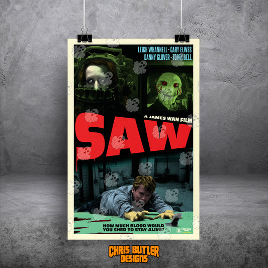 Saw (Classic Series 5) 11x17 Alternative Movie Poster