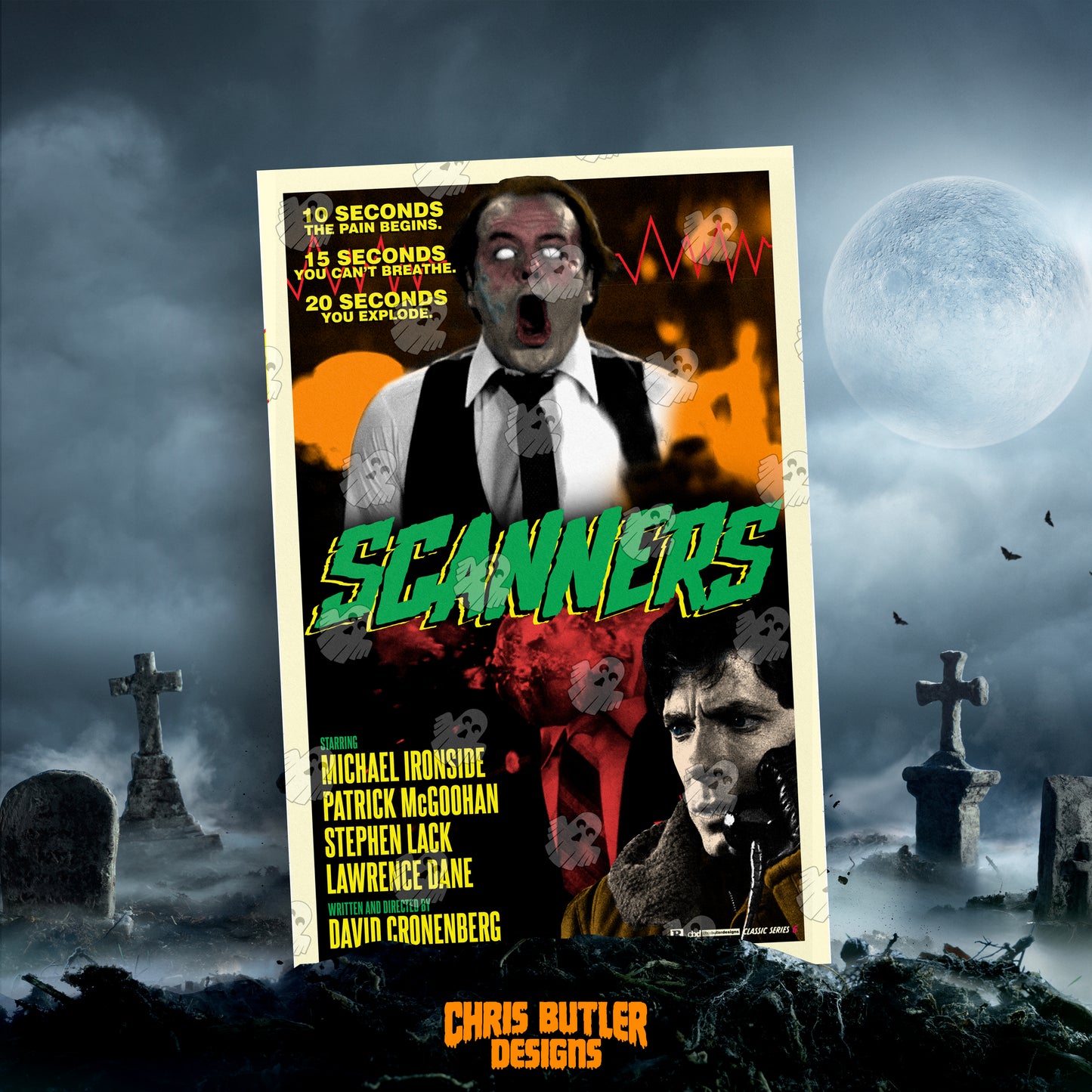 Scanners (Classic Series 6) 11x17 Alternative Movie Poster