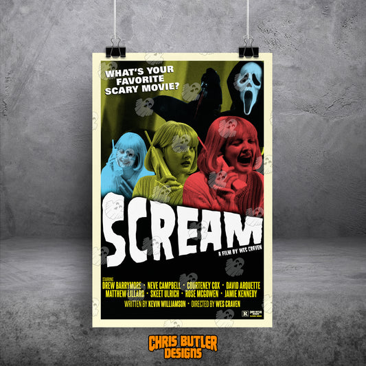 Scream (Classic Series) 11x17 Alternative Movie Poster