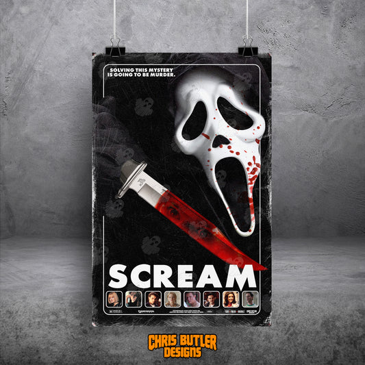 Scream (DPO Exclusive) 11x17 Alternative Movie Print
