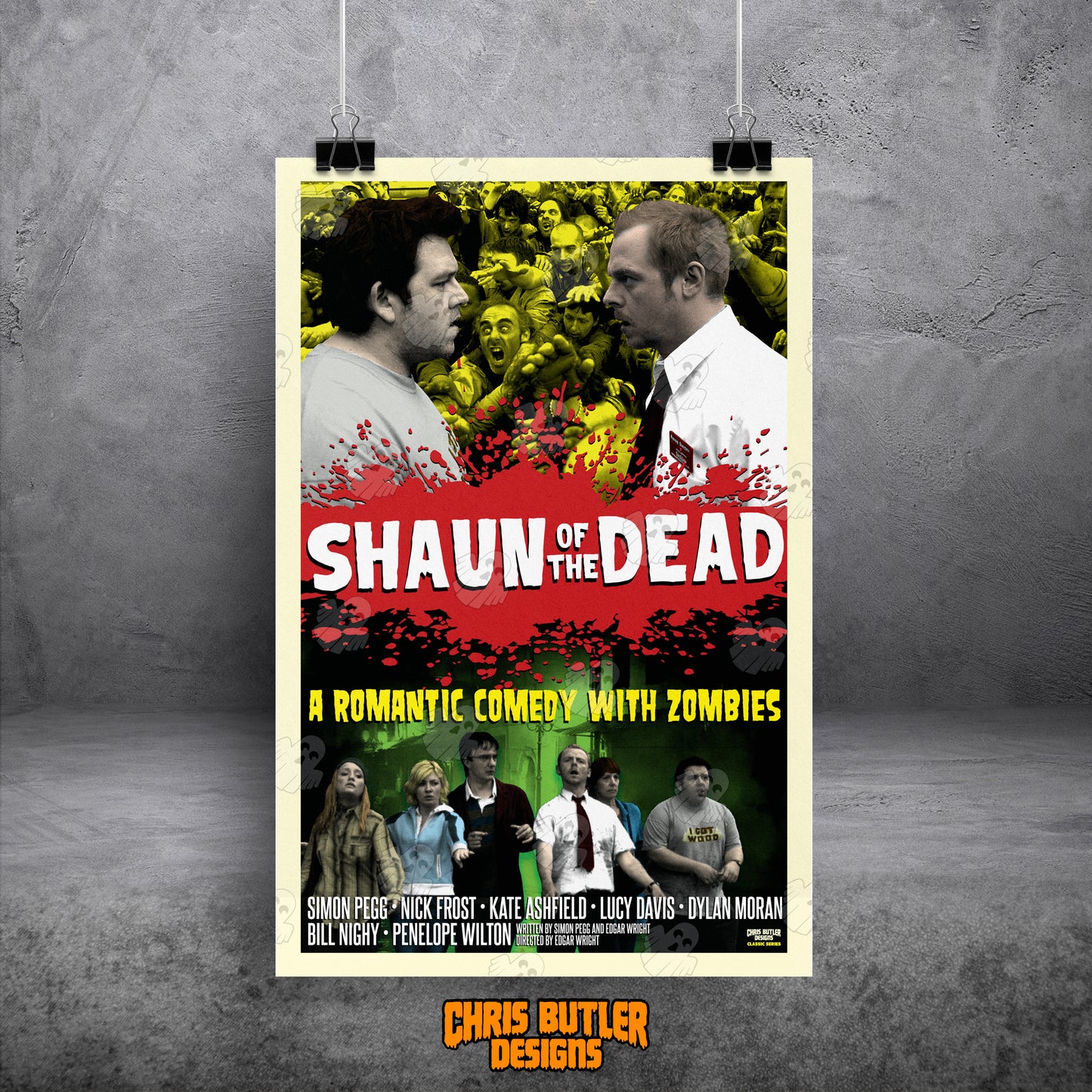 Shaun Of The Dead (Classic Series 7) 11x17 Alternative Movie Poster