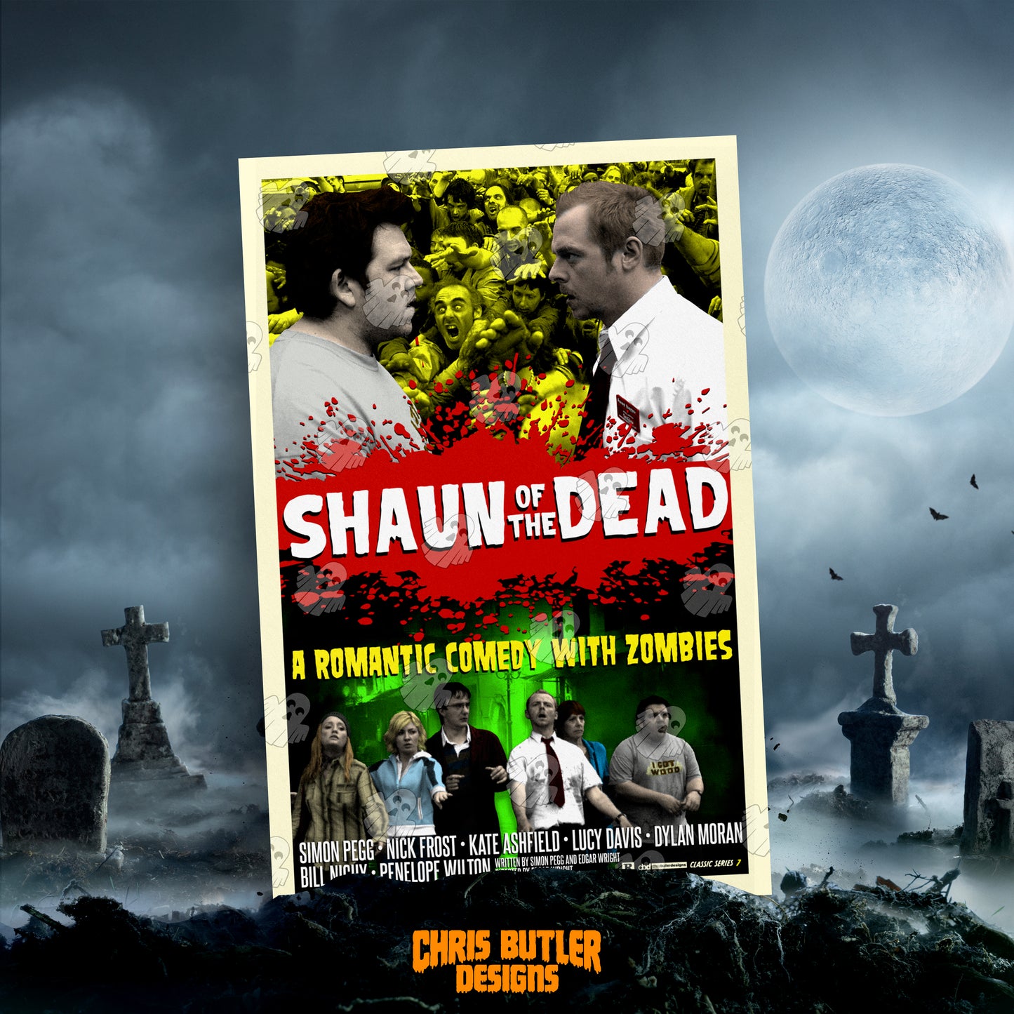 Shaun Of The Dead (Classic Series 7) 11x17 Alternative Movie Poster