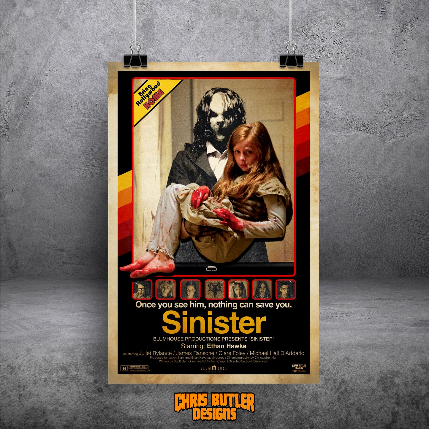 Sinister (VHS Series) 11x17 Alternative Movie Print