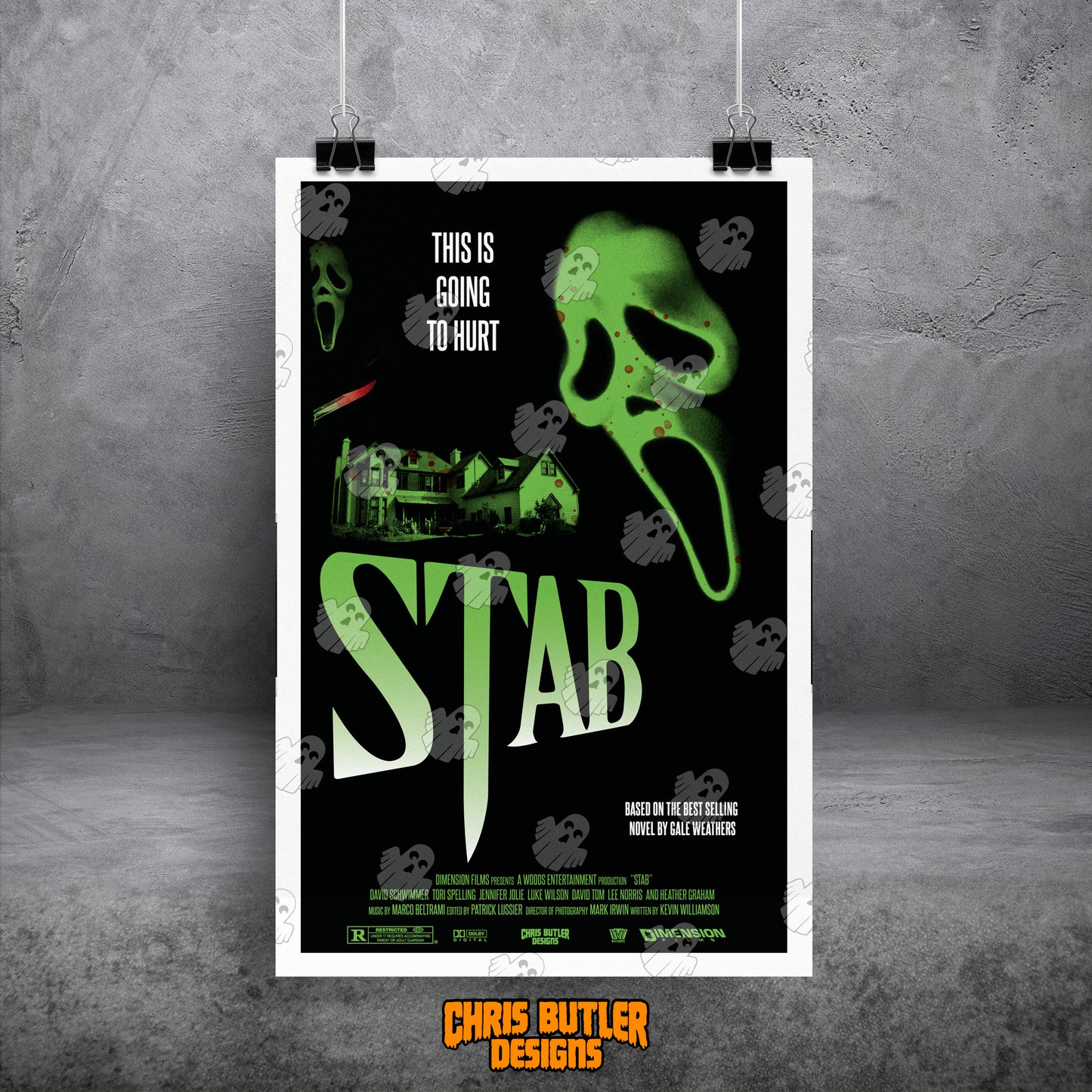 Stab 11x17 Alternative Movie Poster