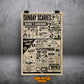 The Sunday Scaries: HALLOWEEN EDITION (Mock Ad Design) 11x17 Alternative Movie Print