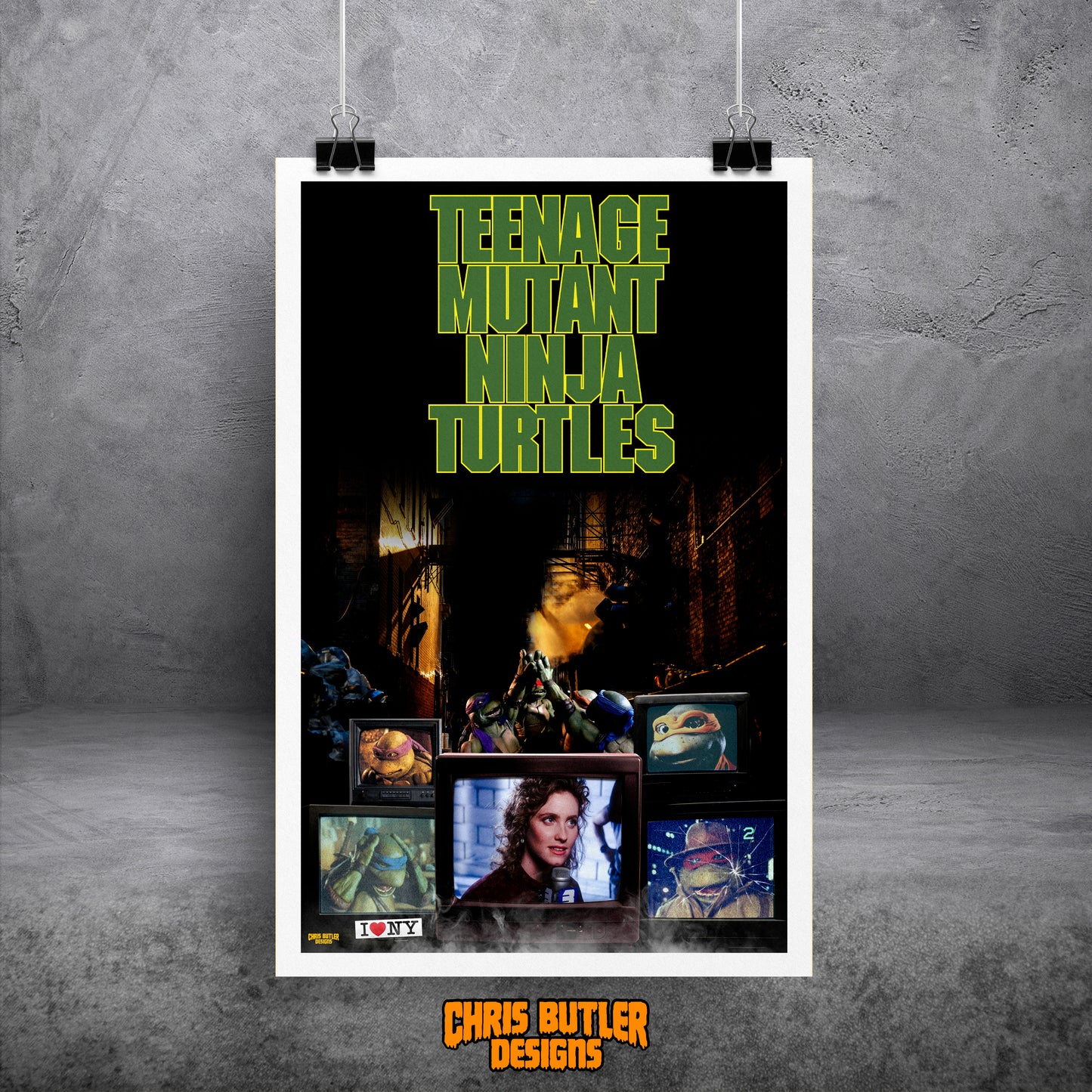 Teenage Mutant Ninja Turtles 11x17 Alternative Movie Print