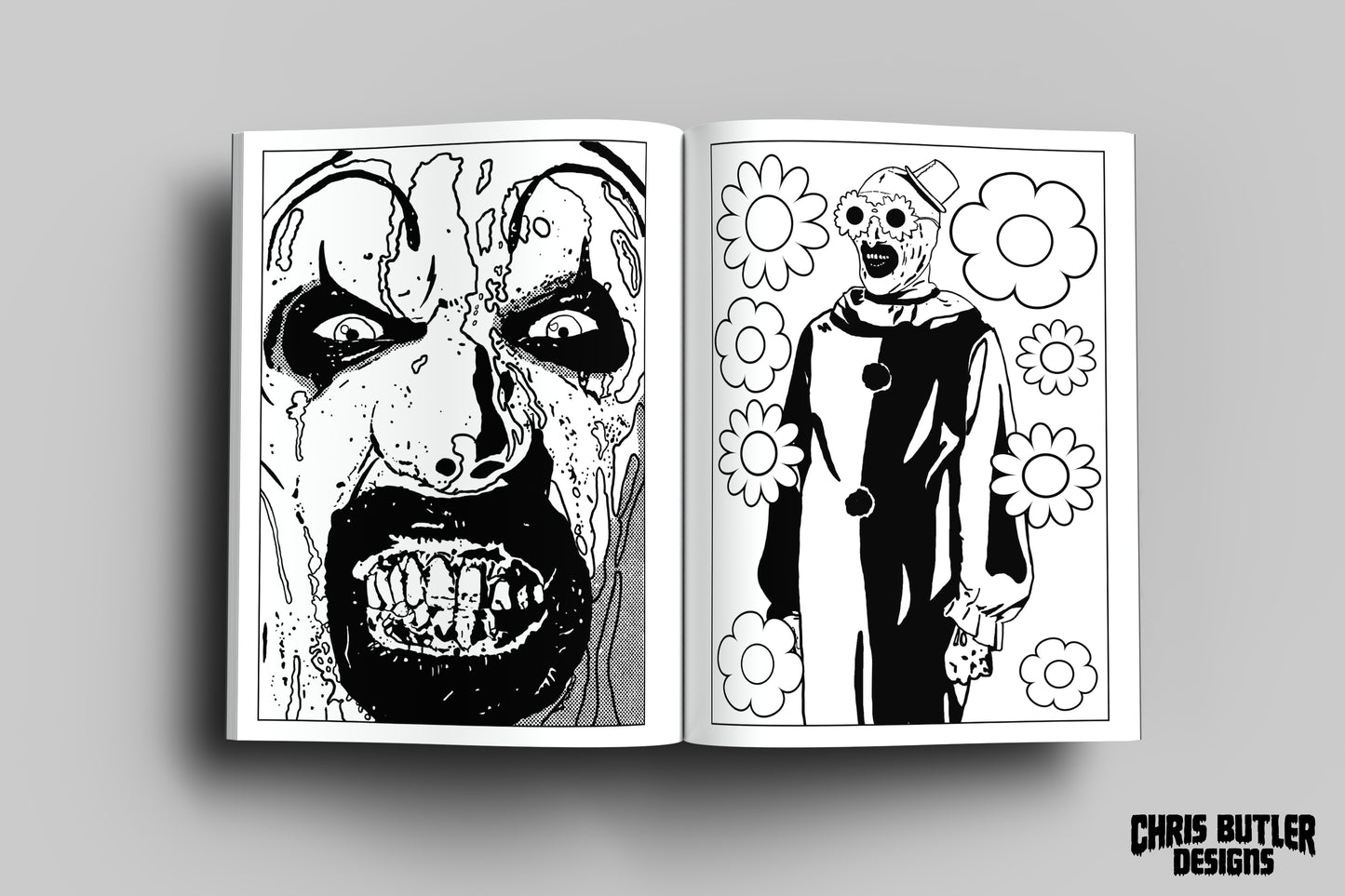 Color The Terrifier (EXPANDED EDITION) Officially Licensed Coloring and Activity Book