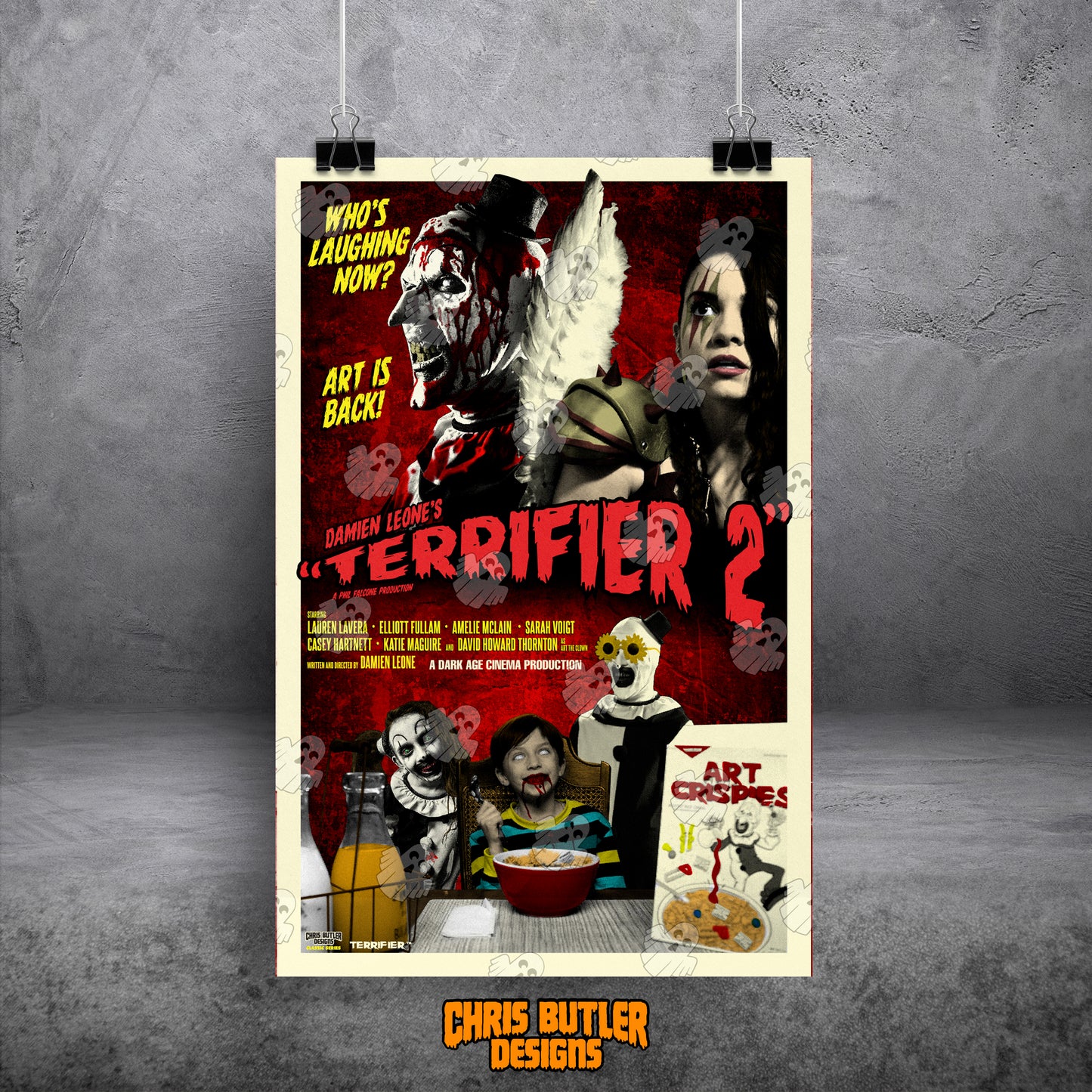 Terrifier 2 (Classic Series 12) (Officially Licensed) 11x17 Alternative Movie Poster