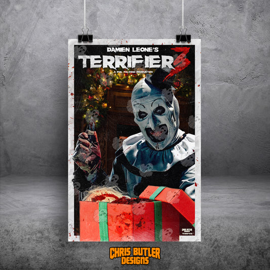 Terrifier 3 OFFICIALLY LICENSED 11x17 Alternative Movie Poster